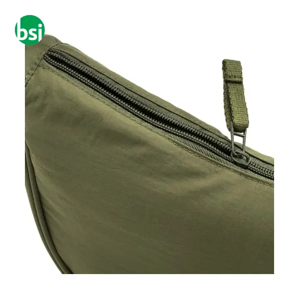 Borsa rotonda in nylon con tracolla regolabile -  11