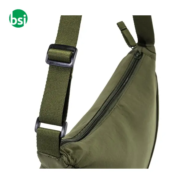 Borsa rotonda in nylon con tracolla regolabile -  12