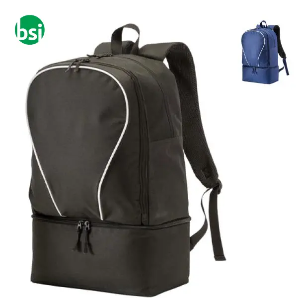 Zaino sport spallacci regolabili e vano porta scarpe -  1