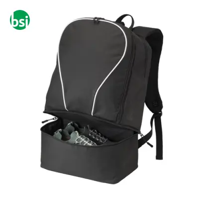 Zaino sport spallacci regolabili e vano porta scarpe - Immagine 7
