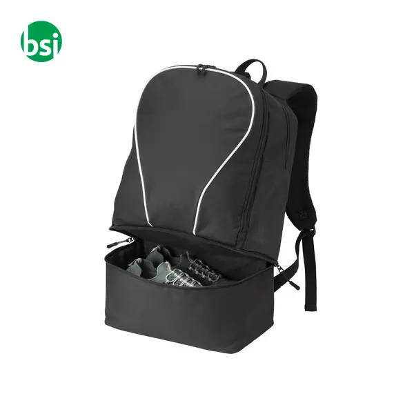 Zaino sport spallacci regolabili e vano porta scarpe -  7