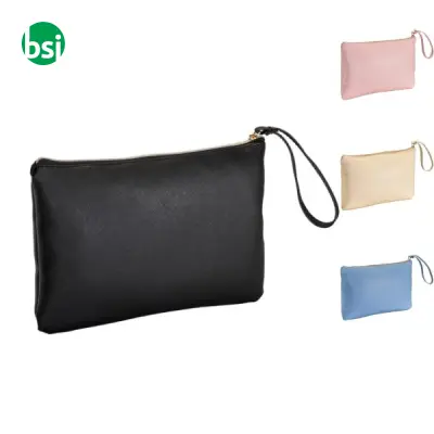Borsa multiuso in PU grana fine saffiano