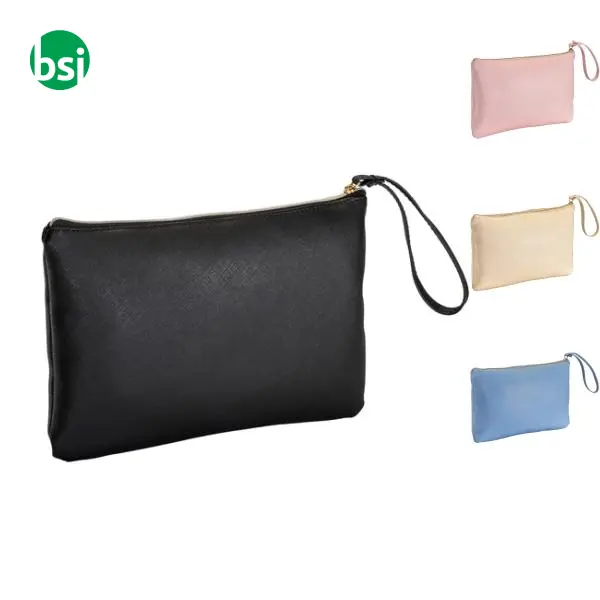 Borsa multiuso in PU grana fine saffiano -  1
