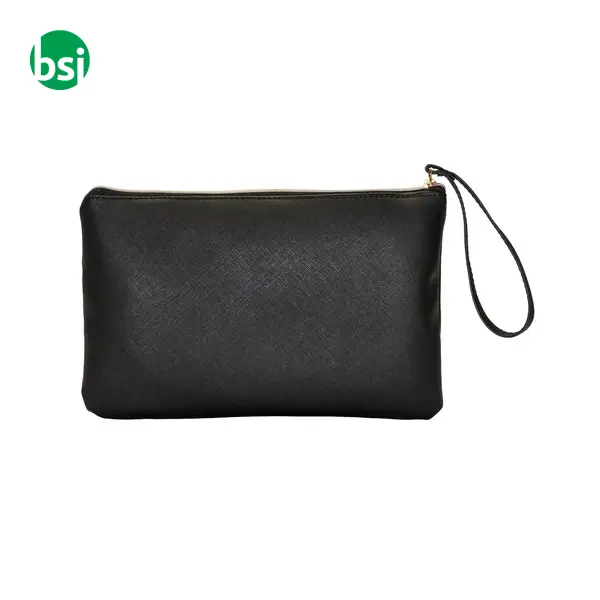 Borsa multiuso in PU grana fine saffiano -  2