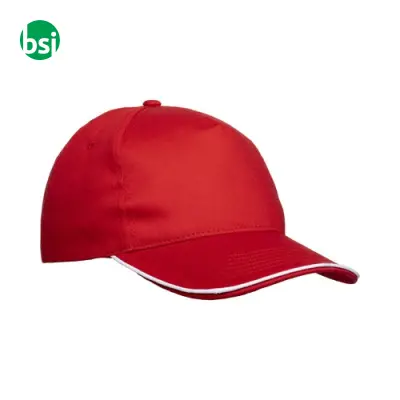 Cappellino in cotone 5 pannellichiusura con velcro - Immagine 14