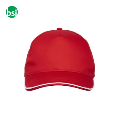 Cappellino in cotone 5 pannellichiusura con velcro - Immagine 4