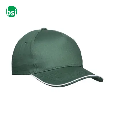 Cappellino in cotone 5 pannellichiusura con velcro - Immagine 13