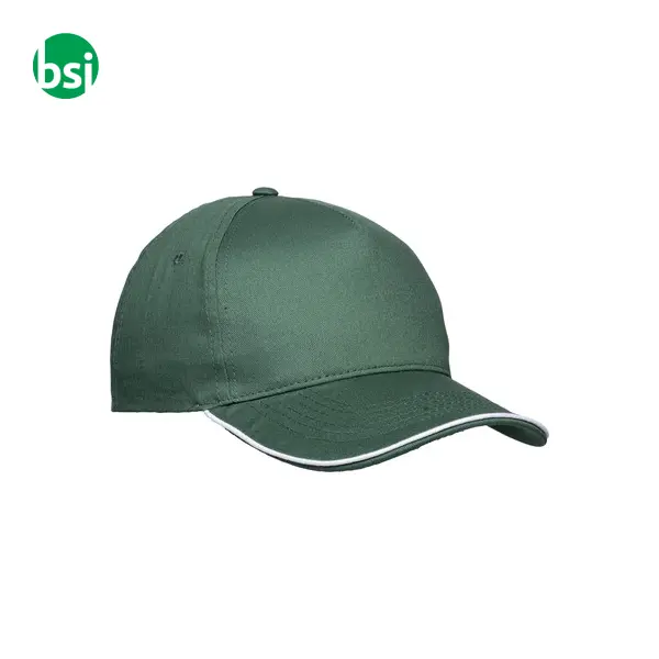 Cappellino in cotone 5 pannellichiusura con velcro -  13