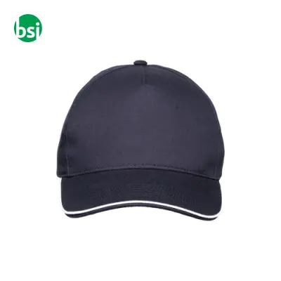 Cappellino in cotone 5 pannellichiusura con velcro - Immagine 6
