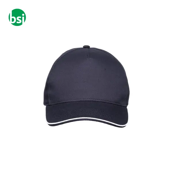 Cappellino in cotone 5 pannellichiusura con velcro -  6