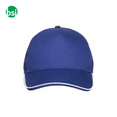 Cappellino in cotone 5 pannellichiusura con velcro - Immagine 8