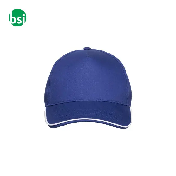Cappellino in cotone 5 pannellichiusura con velcro -  8