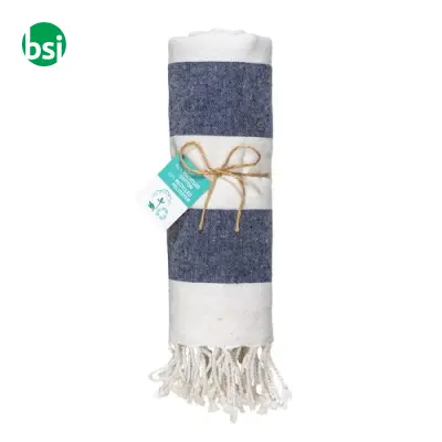 Telo mare pareo in cotone riciclato 90x170 - Immagine 6