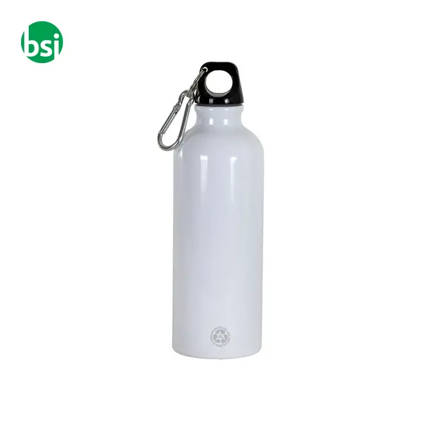 Borraccia in alluminio riciclato 500ml con moschettone -  7