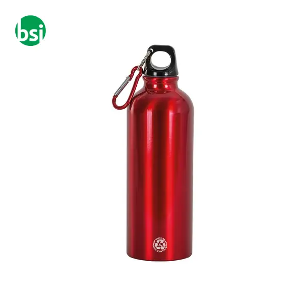 Borraccia in alluminio riciclato 500ml con moschettone -  5