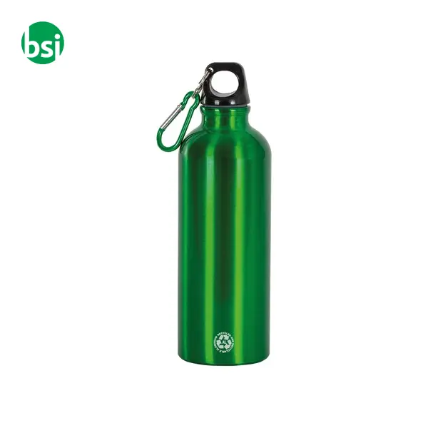 Borraccia in alluminio riciclato 500ml con moschettone -  4
