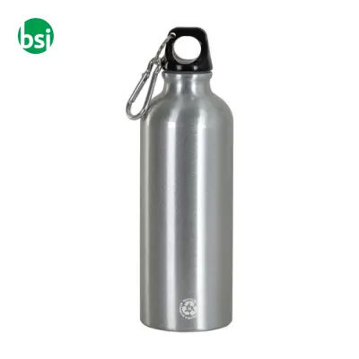 Borraccia in alluminio riciclato 500ml con moschettone - Immagine 3
