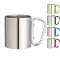 Tazza in acciaio manico a moschettone 200 ml - Anteprima 1