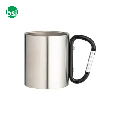 Tazza in acciaio manico a moschettone 200 ml - Immagine 16