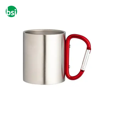 Tazza in acciaio manico a moschettone 200 ml - Immagine 15