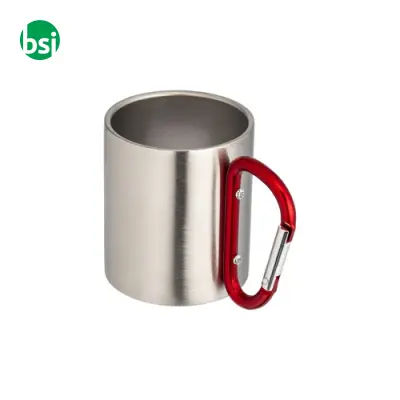 Tazza in acciaio manico a moschettone 200 ml - Immagine 4