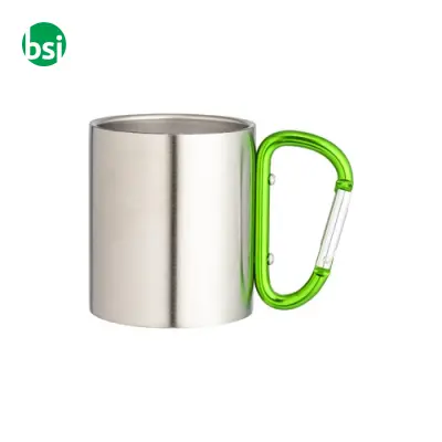 Tazza in acciaio manico a moschettone 200 ml - Immagine 14