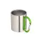 Tazza in acciaio manico a moschettone 200 ml - Anteprima 6