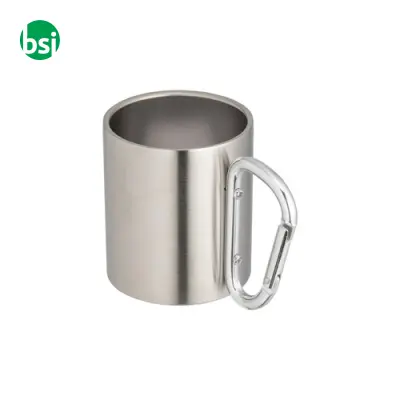 Tazza in acciaio manico a moschettone 200 ml - Immagine 8