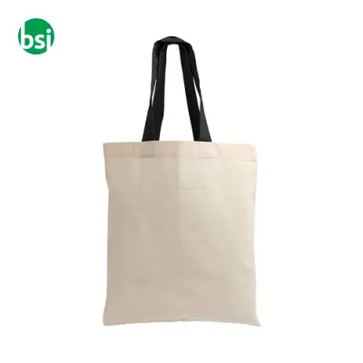 Mini borsa shopper in cotone riciclato BURANO - Immagine 2