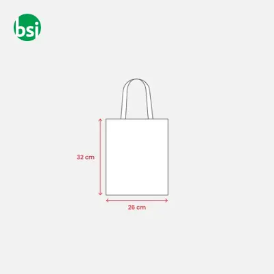 Mini borsa shopper in cotone riciclato BURANO - Immagine 13