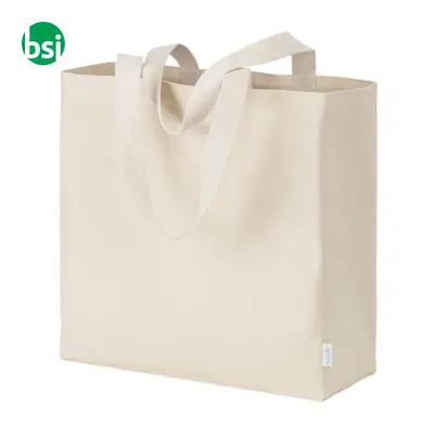 Maxi shopper in cotone riciclato personalizzabile VENEZIA