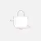 Borsa in juta con manici in cotone chiusura a zip FANO - Anteprima 4