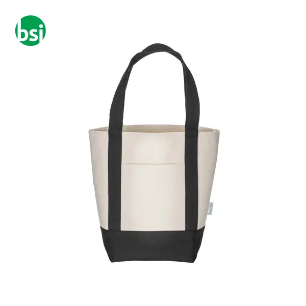 Mini shopper in cotone riciclato certificato GRS VARIGOTTI -  3