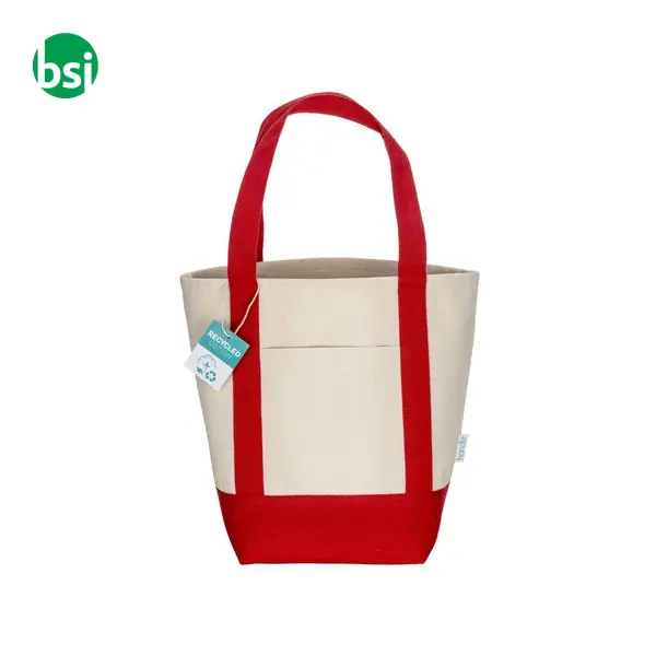 Mini shopper in cotone riciclato certificato GRS VARIGOTTI -  8