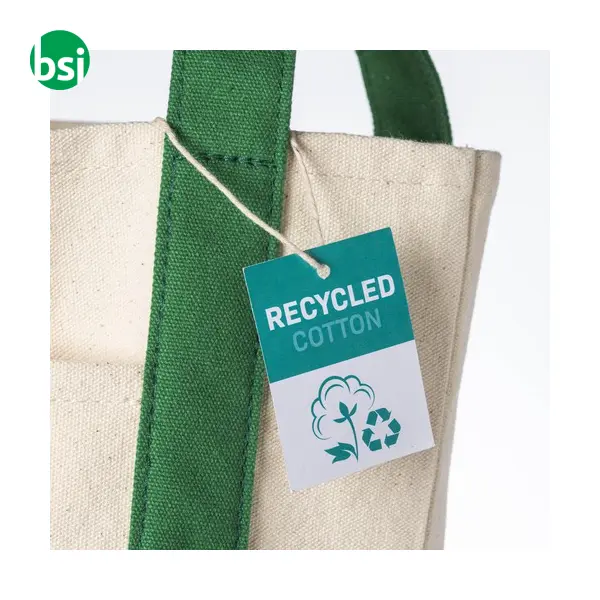 Mini shopper in cotone riciclato certificato GRS VARIGOTTI -  17