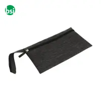 Porta documenti in poliestere 900D con chiusura a zip