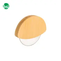 Taglia pizza con manico in bambù e acciaio inossidabile