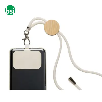 Cordino portacellulare cotone con tag - Immagine 4