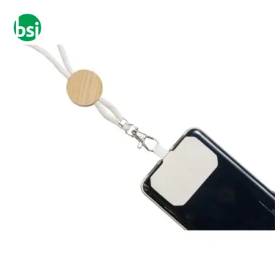 Cordino portacellulare cotone con tag - Immagine 5