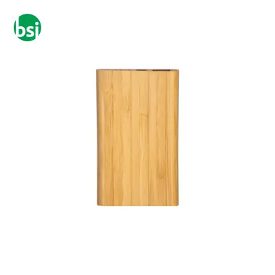 Power bank in bambù 6000mah - Immagine 2