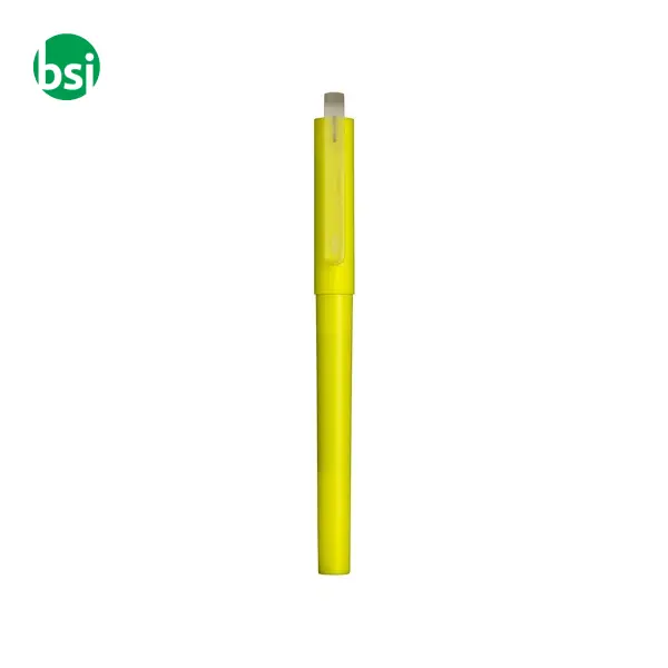 Penna in PET riciclato con inchiostro GEL FLUO -  13