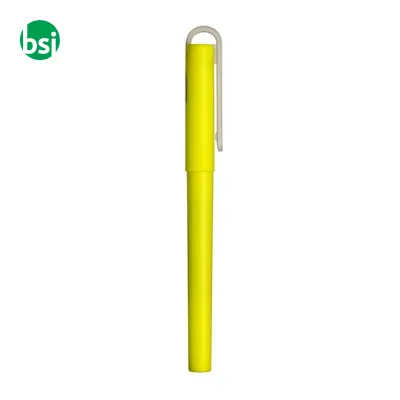 Penna in PET riciclato con inchiostro GEL FLUO - Immagine 2