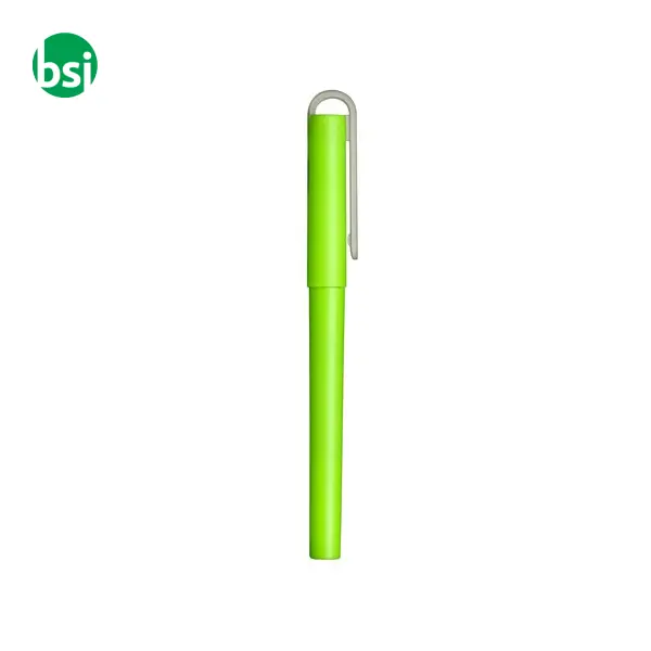 Penna in PET riciclato con inchiostro GEL FLUO -  8