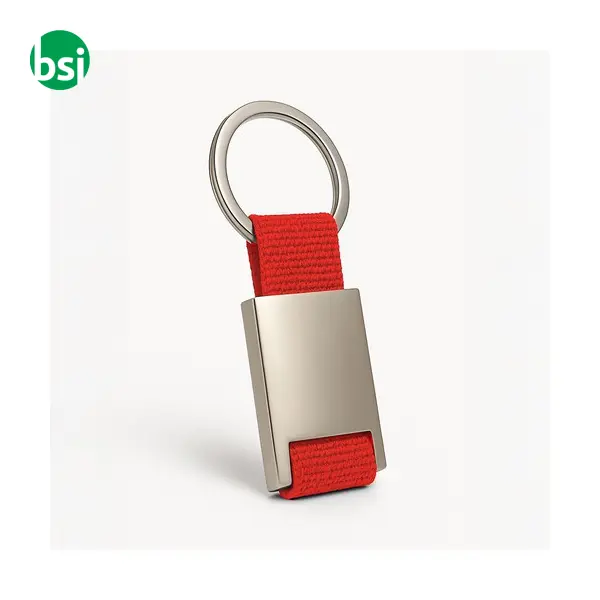 Portachiavi in metallo e nylon personalizzabile -  10