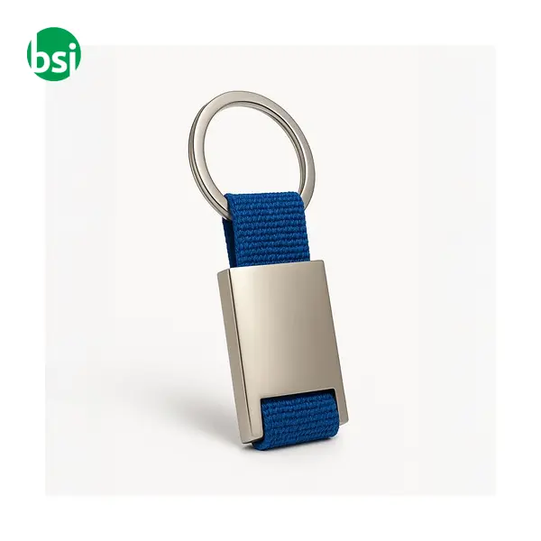 Portachiavi in metallo e nylon personalizzabile -  9