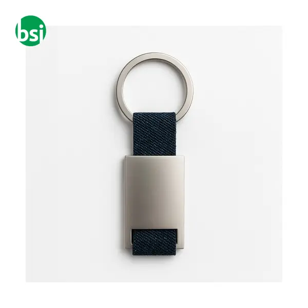 Portachiavi in metallo e nylon personalizzabile -  5