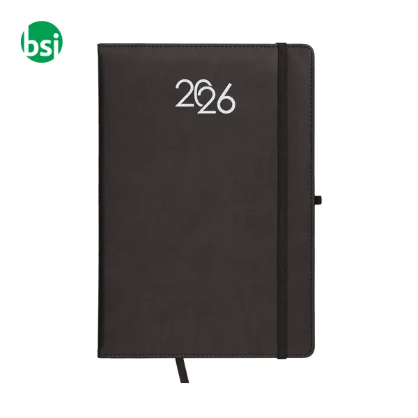 Agenda settimanale copertina rigida impuntura perimetrale -  16