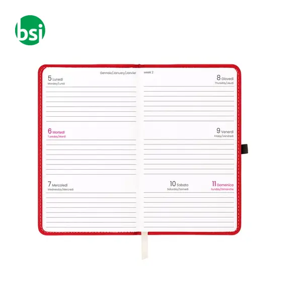 Agenda tascabile settimanale copertina rigida -  3