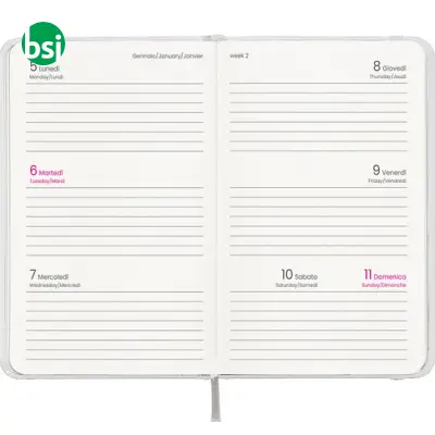 Agenda tascabile settimanale copertina cartoncino laminato - Immagine 3