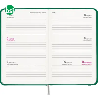 Agenda tascabile settimanale copertina cartoncino laminato - Immagine 10